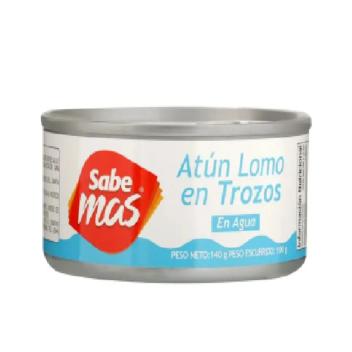 Atún Sabemas lomo en trozos en agua - 140 g